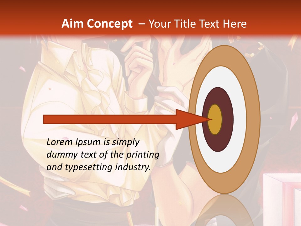 A Couple Of People That Are Kissing In Front Of A Cake PowerPoint Template