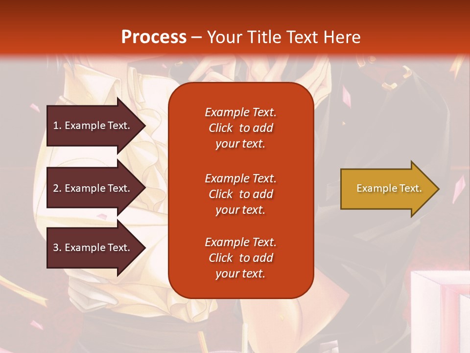 A Couple Of People That Are Kissing In Front Of A Cake PowerPoint Template