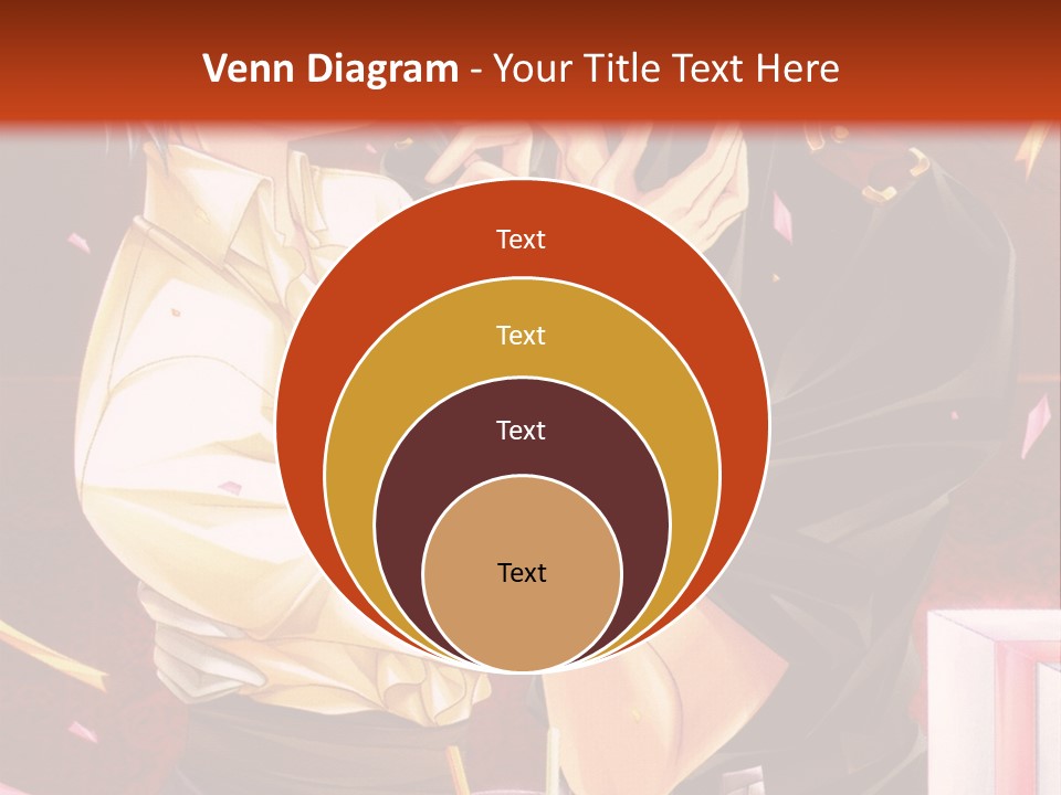 A Couple Of People That Are Kissing In Front Of A Cake PowerPoint Template