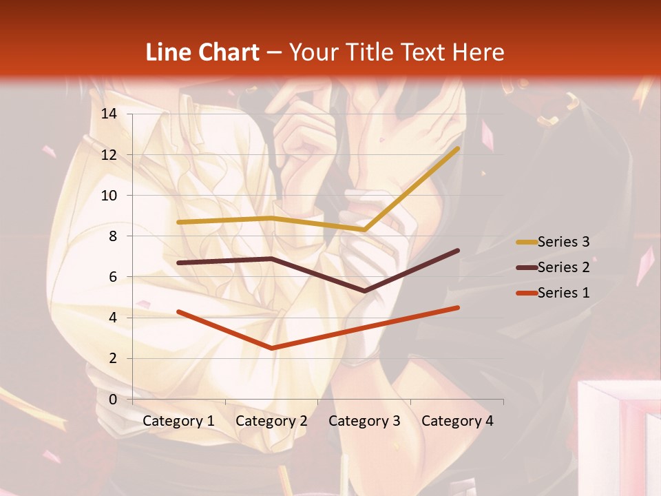 A Couple Of People That Are Kissing In Front Of A Cake PowerPoint Template