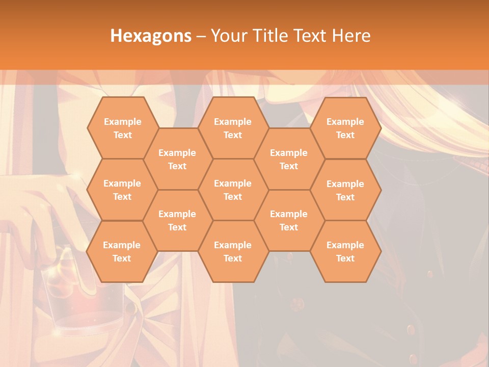 A Couple Of People Sitting Next To Each Other PowerPoint Template