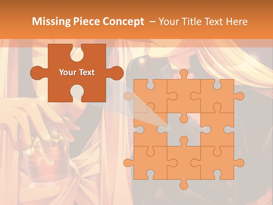 A Couple Of People Sitting Next To Each Other PowerPoint Template