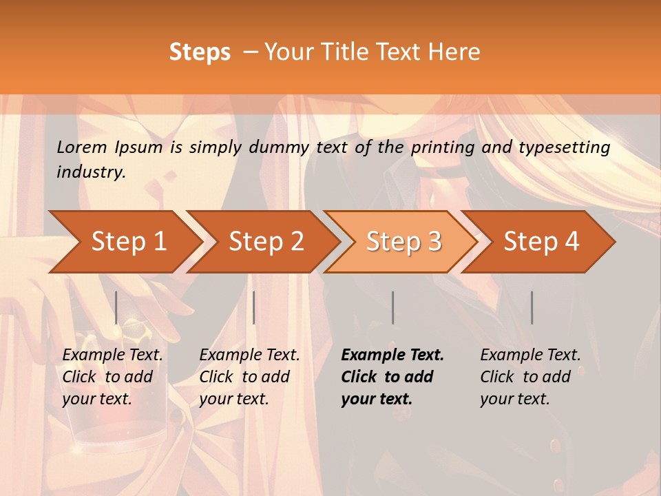 A Couple Of People Sitting Next To Each Other PowerPoint Template