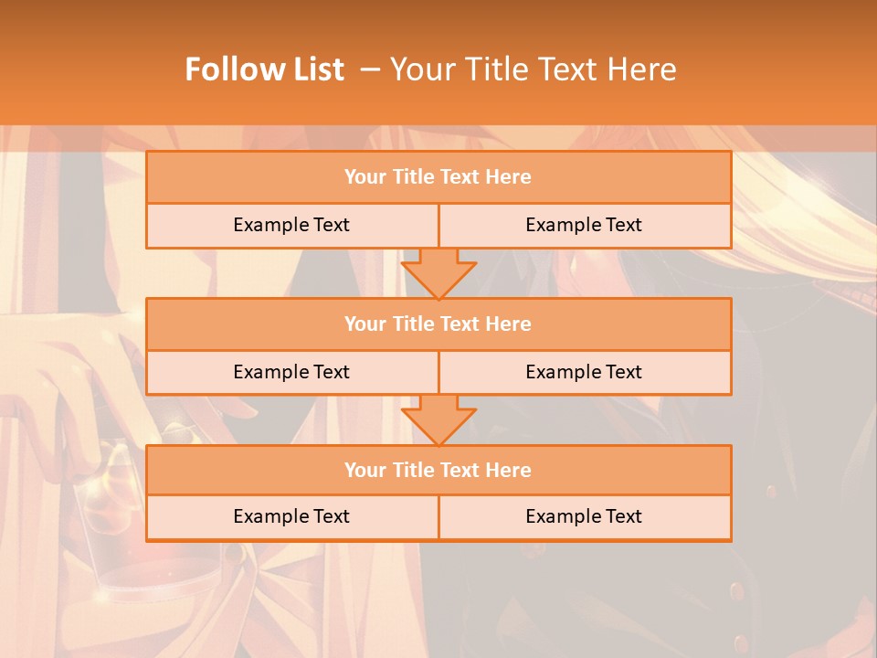 A Couple Of People Sitting Next To Each Other PowerPoint Template