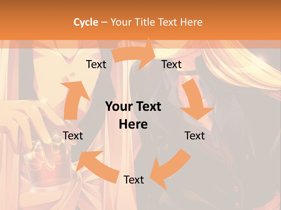 A Couple Of People Sitting Next To Each Other PowerPoint Template