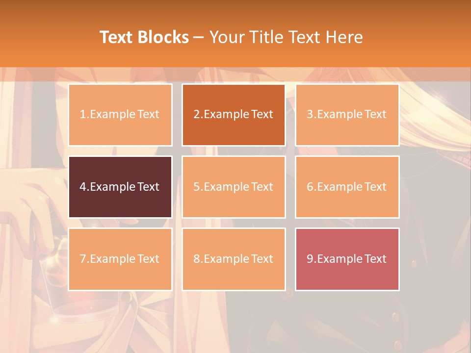 A Couple Of People Sitting Next To Each Other PowerPoint Template