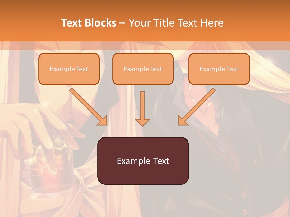 A Couple Of People Sitting Next To Each Other PowerPoint Template