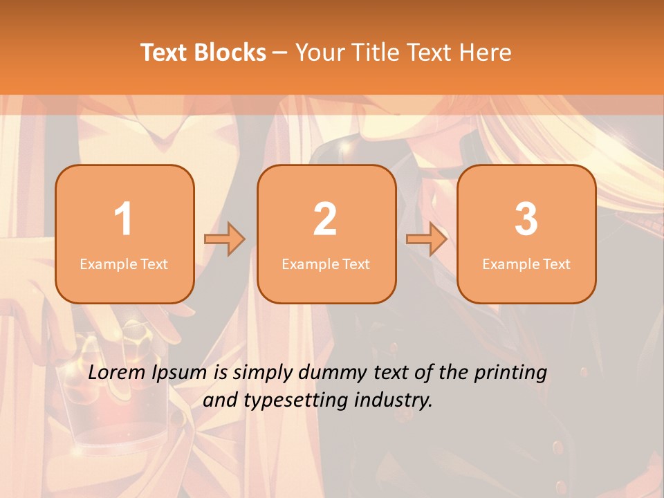 A Couple Of People Sitting Next To Each Other PowerPoint Template
