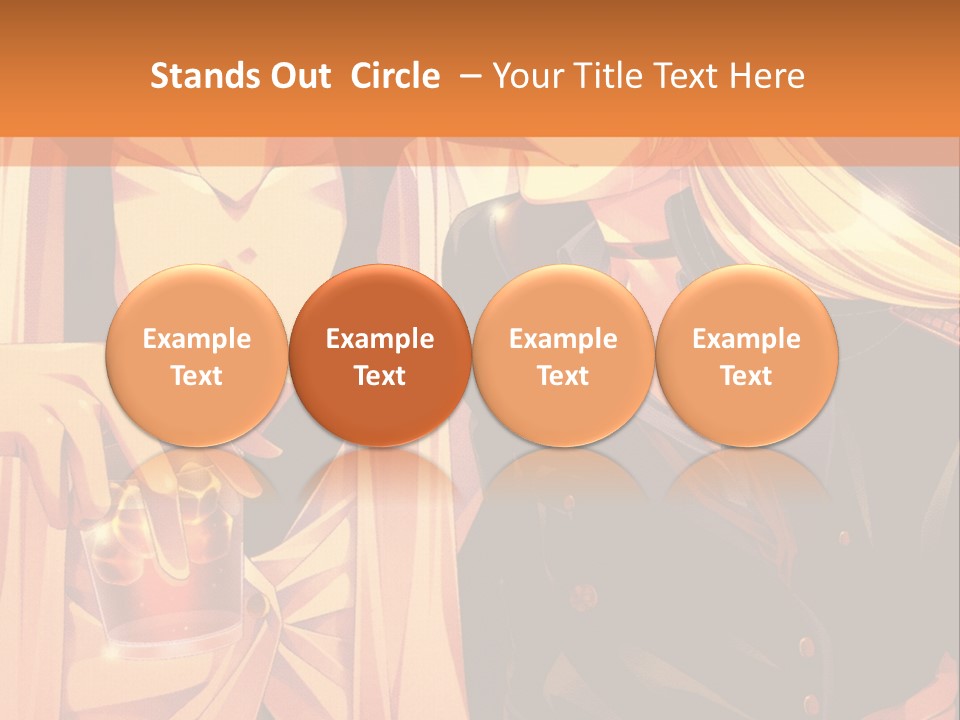 A Couple Of People Sitting Next To Each Other PowerPoint Template