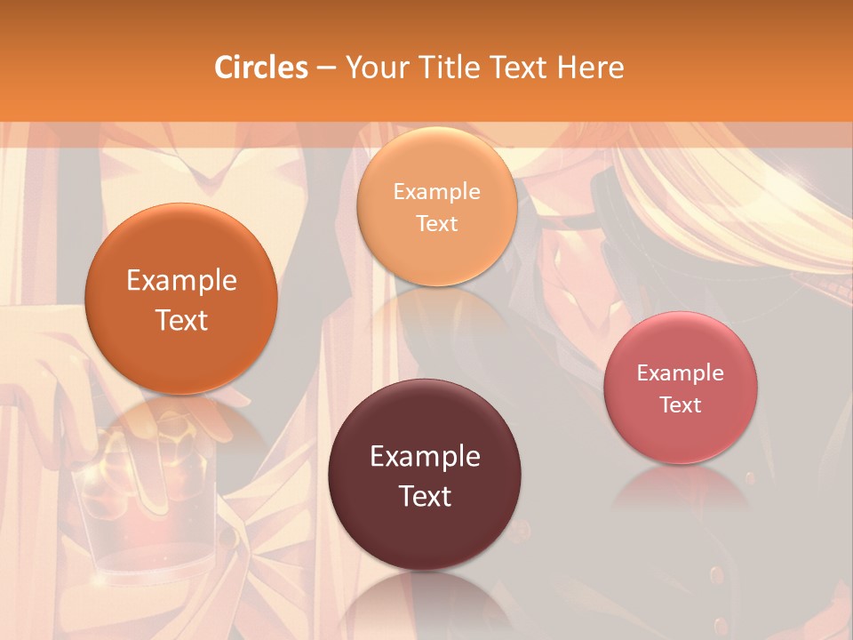 A Couple Of People Sitting Next To Each Other PowerPoint Template