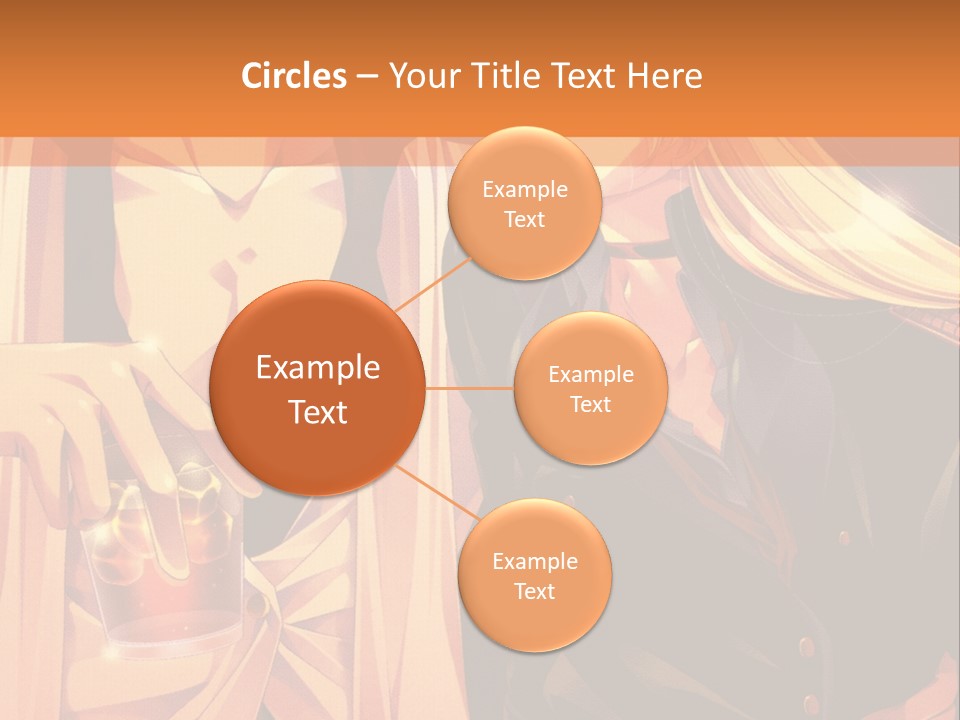 A Couple Of People Sitting Next To Each Other PowerPoint Template