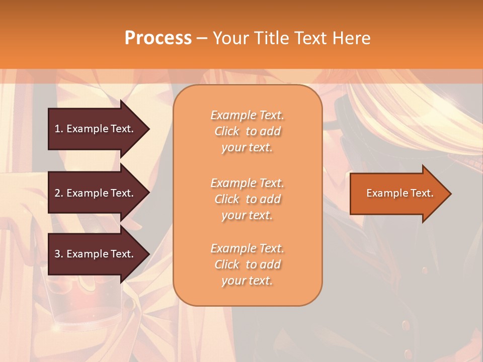 A Couple Of People Sitting Next To Each Other PowerPoint Template