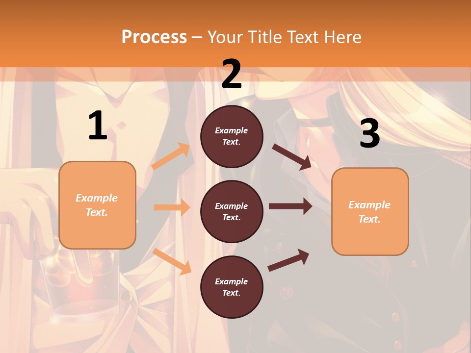 A Couple Of People Sitting Next To Each Other PowerPoint Template