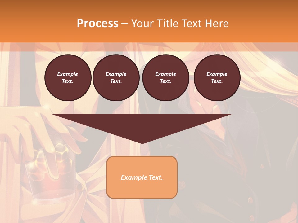 A Couple Of People Sitting Next To Each Other PowerPoint Template
