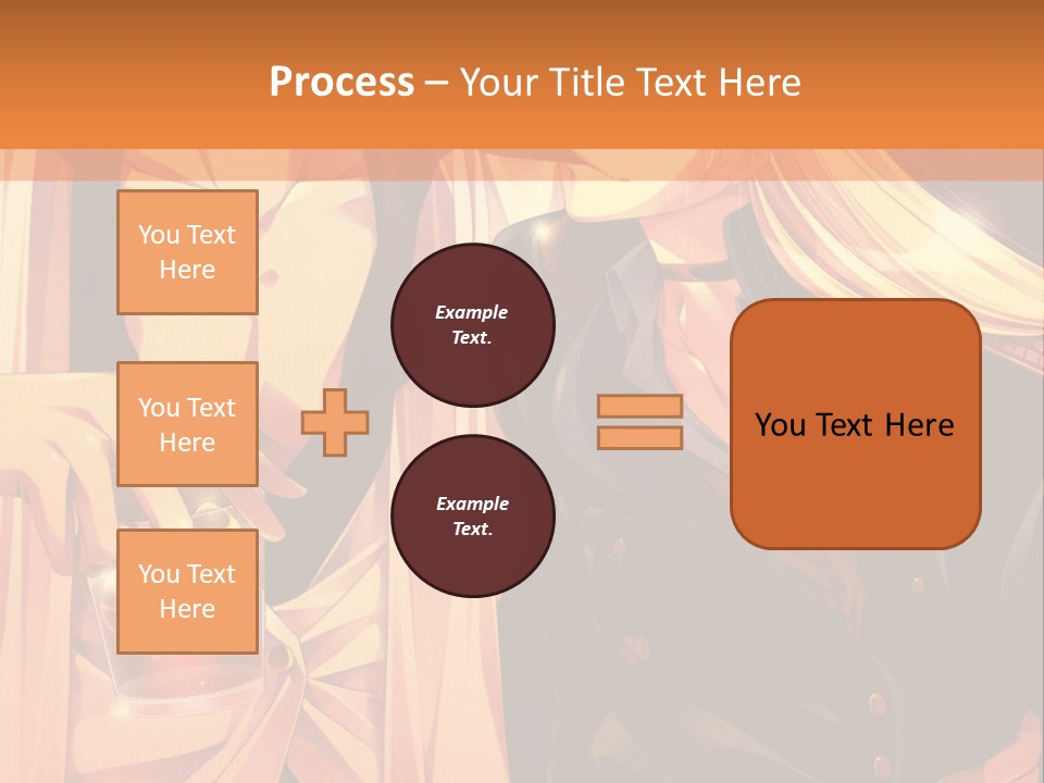 A Couple Of People Sitting Next To Each Other PowerPoint Template