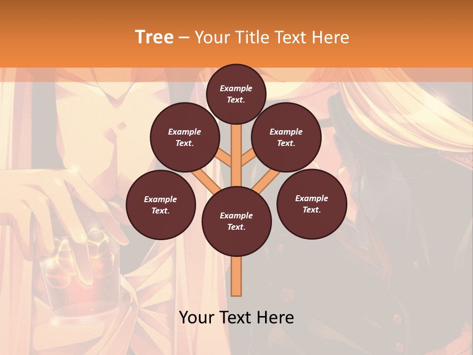 A Couple Of People Sitting Next To Each Other PowerPoint Template