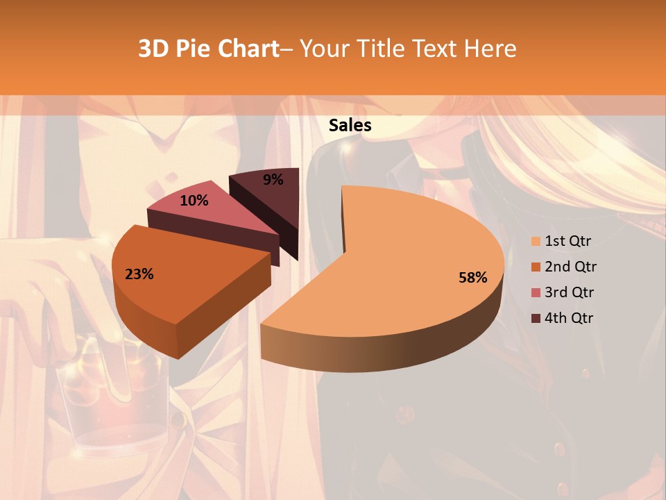A Couple Of People Sitting Next To Each Other PowerPoint Template