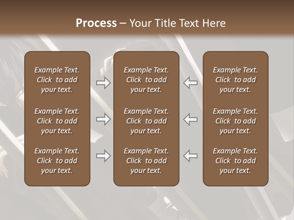 An Anime Character With A Sword In His Hand PowerPoint Template