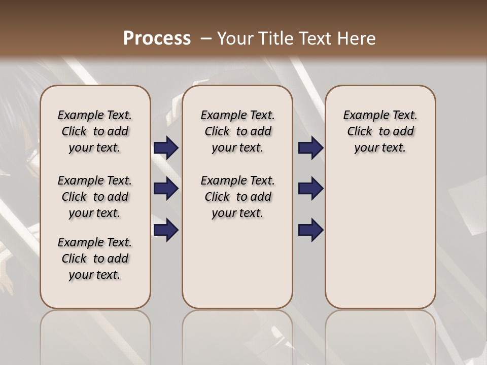 An Anime Character With A Sword In His Hand PowerPoint Template