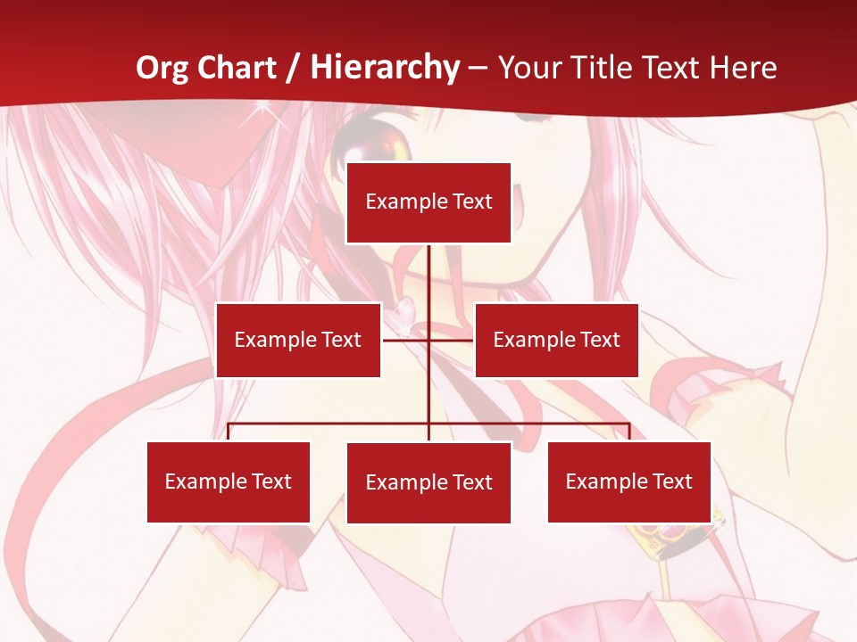 A Girl In A Pink Dress With A Heart On Her Head PowerPoint Template