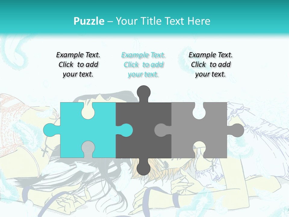 A Couple Of People Laying On Top Of Each Other PowerPoint Template