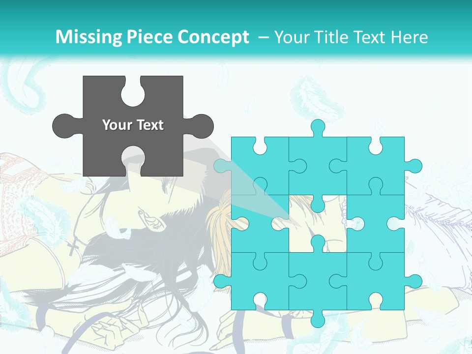 A Couple Of People Laying On Top Of Each Other PowerPoint Template