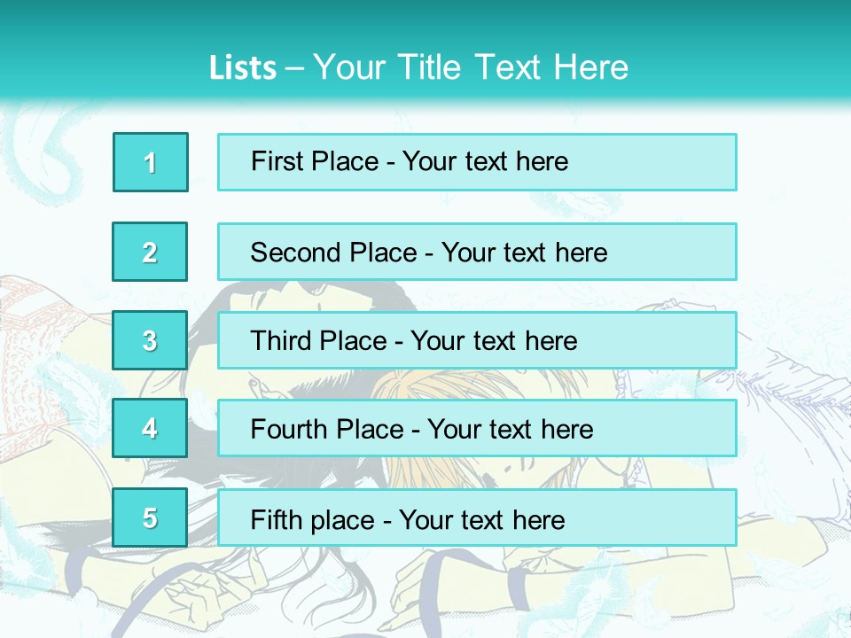 A Couple Of People Laying On Top Of Each Other PowerPoint Template