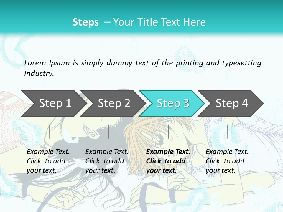 A Couple Of People Laying On Top Of Each Other PowerPoint Template