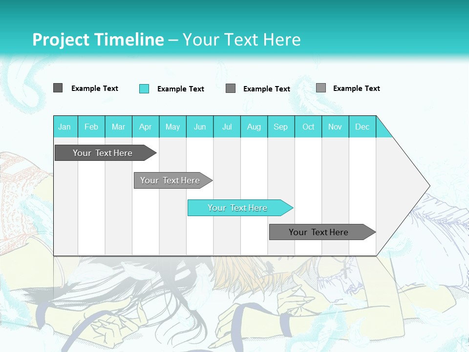 A Couple Of People Laying On Top Of Each Other PowerPoint Template