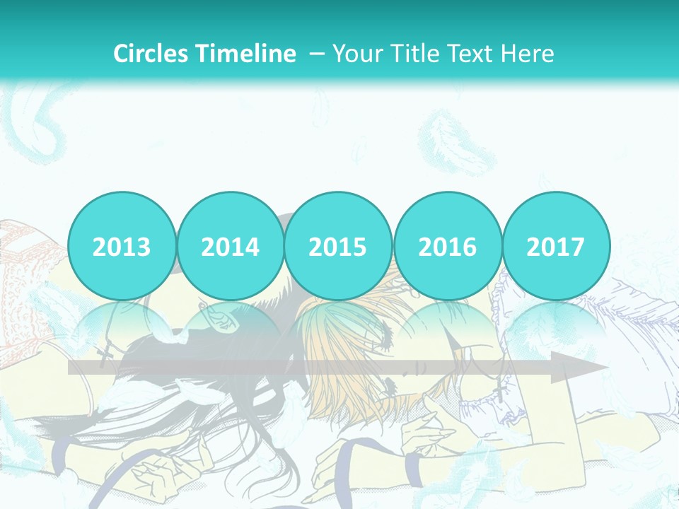 A Couple Of People Laying On Top Of Each Other PowerPoint Template