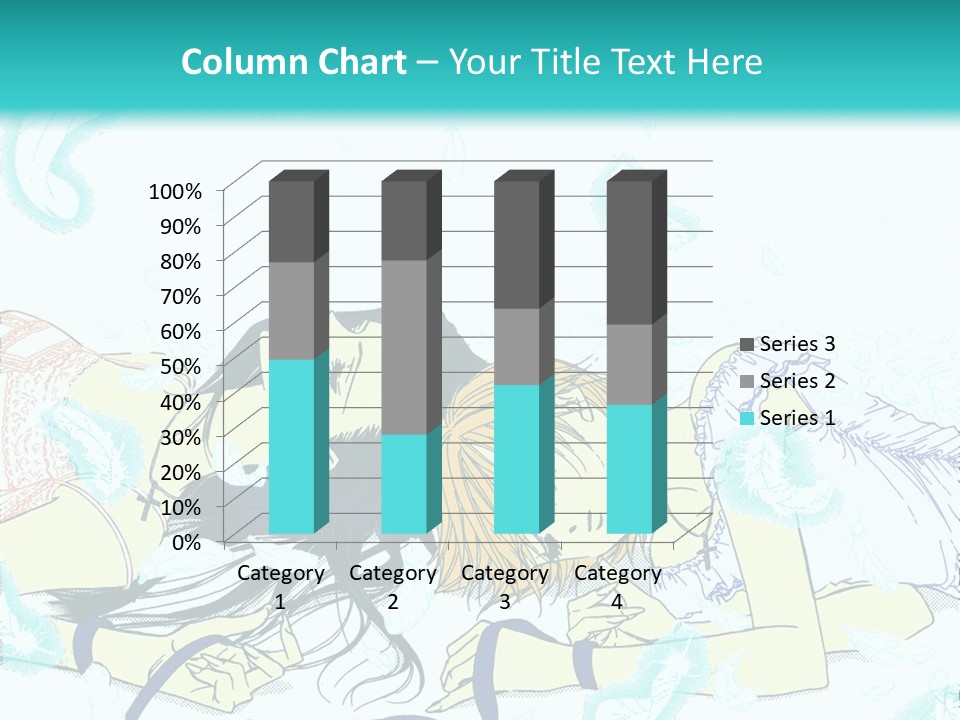 A Couple Of People Laying On Top Of Each Other PowerPoint Template