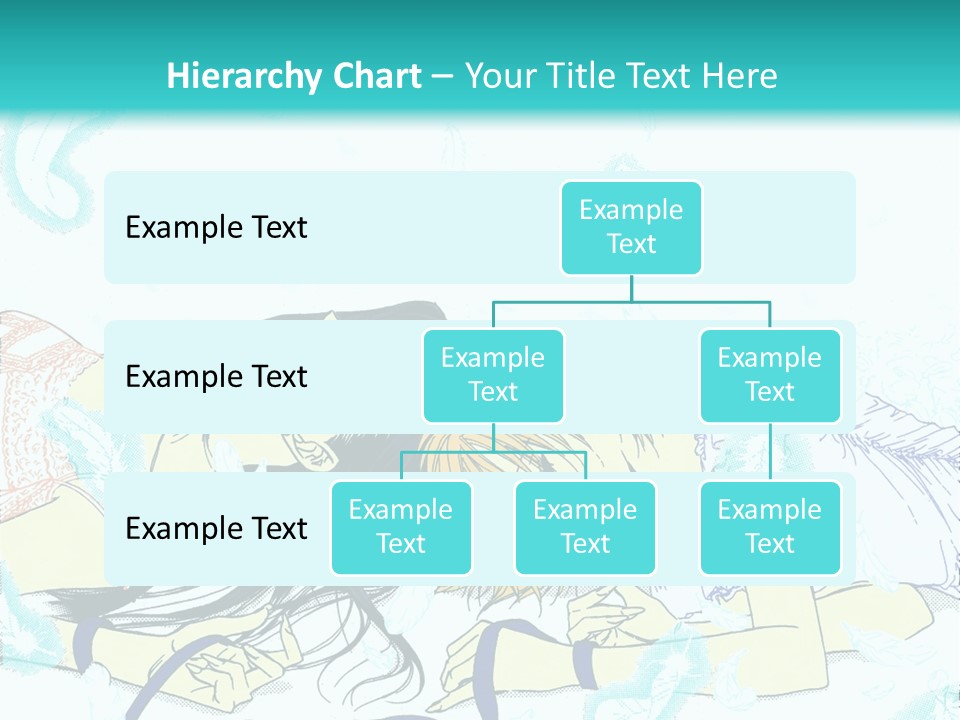 A Couple Of People Laying On Top Of Each Other PowerPoint Template