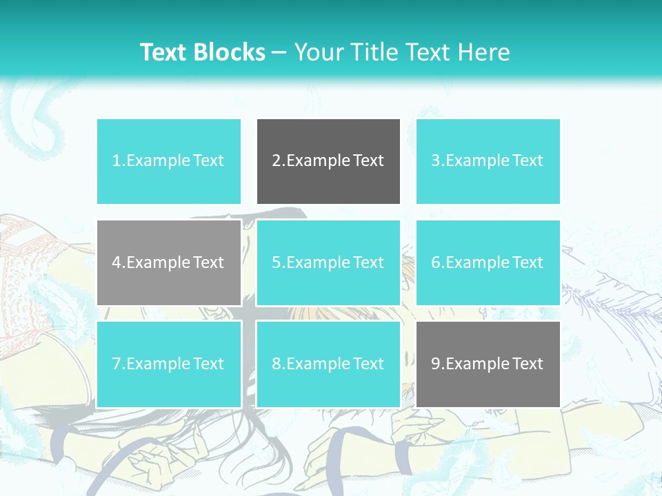 A Couple Of People Laying On Top Of Each Other PowerPoint Template