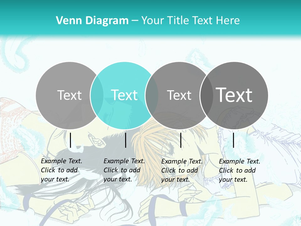 A Couple Of People Laying On Top Of Each Other PowerPoint Template