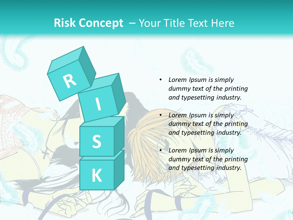 A Couple Of People Laying On Top Of Each Other PowerPoint Template