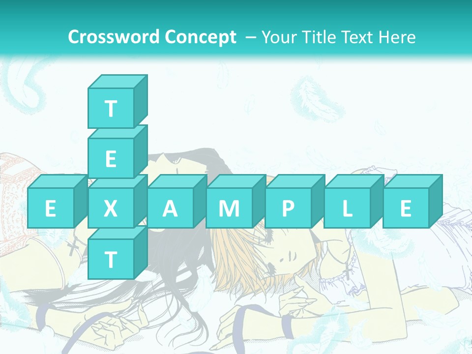 A Couple Of People Laying On Top Of Each Other PowerPoint Template