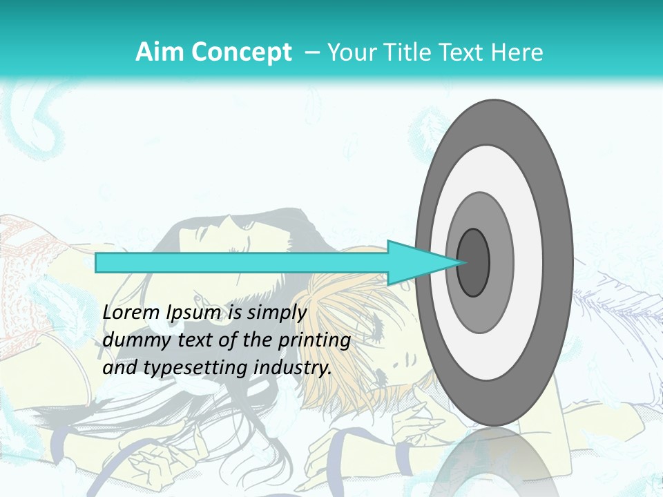 A Couple Of People Laying On Top Of Each Other PowerPoint Template