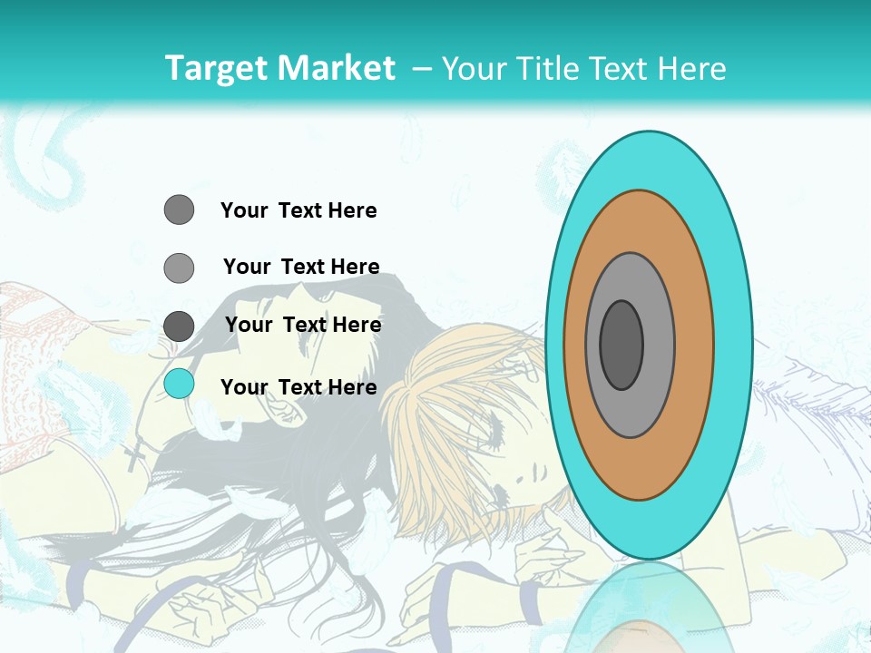 A Couple Of People Laying On Top Of Each Other PowerPoint Template