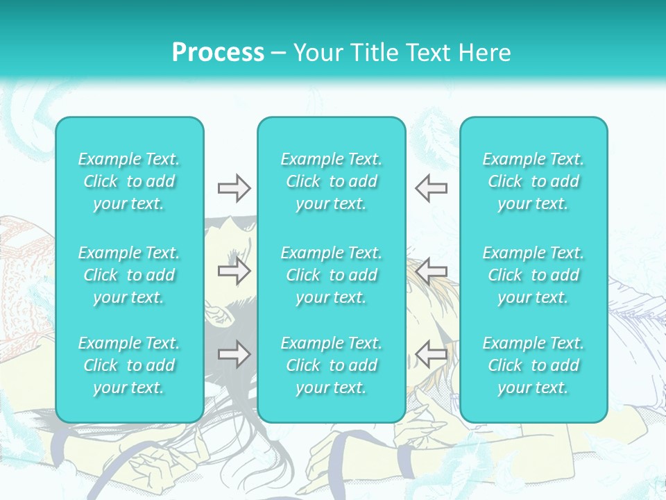 A Couple Of People Laying On Top Of Each Other PowerPoint Template