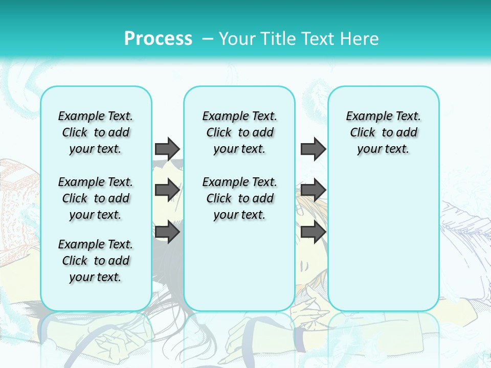 A Couple Of People Laying On Top Of Each Other PowerPoint Template