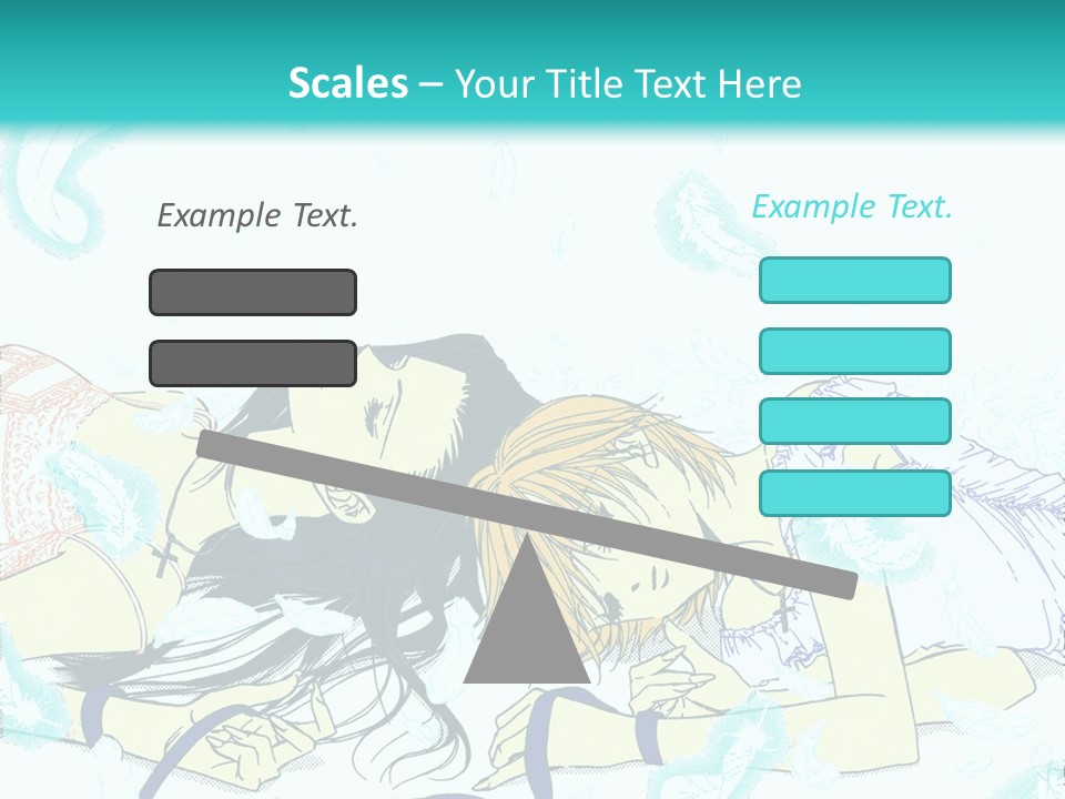 A Couple Of People Laying On Top Of Each Other PowerPoint Template