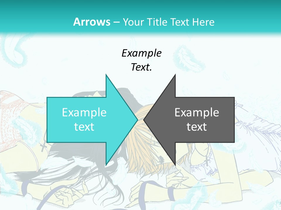 A Couple Of People Laying On Top Of Each Other PowerPoint Template