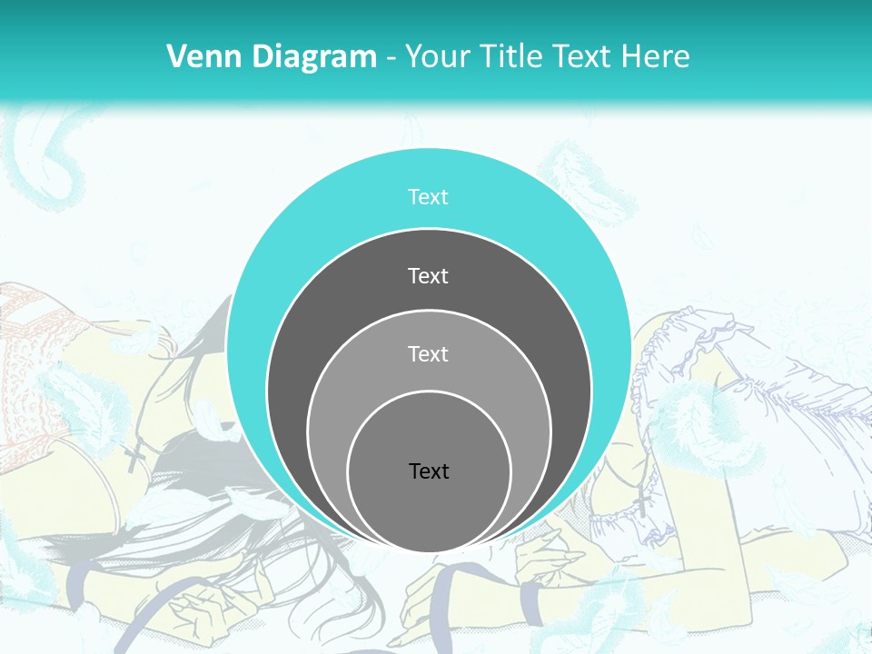 A Couple Of People Laying On Top Of Each Other PowerPoint Template