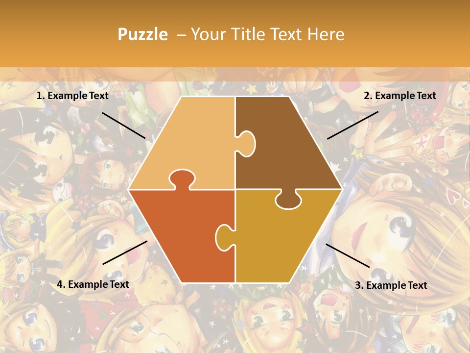 A Group Of Children In A Crowd Of People Powerpoint Template PowerPoint Template