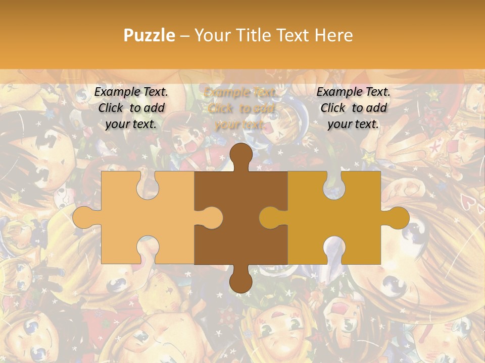 A Group Of Children In A Crowd Of People Powerpoint Template PowerPoint Template