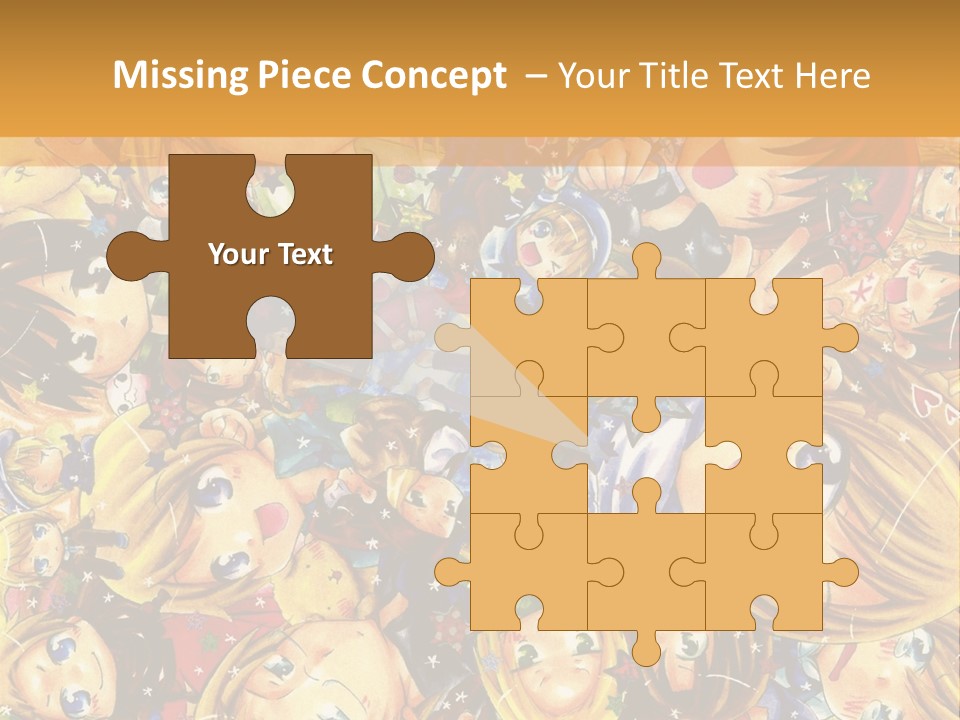 A Group Of Children In A Crowd Of People Powerpoint Template PowerPoint Template