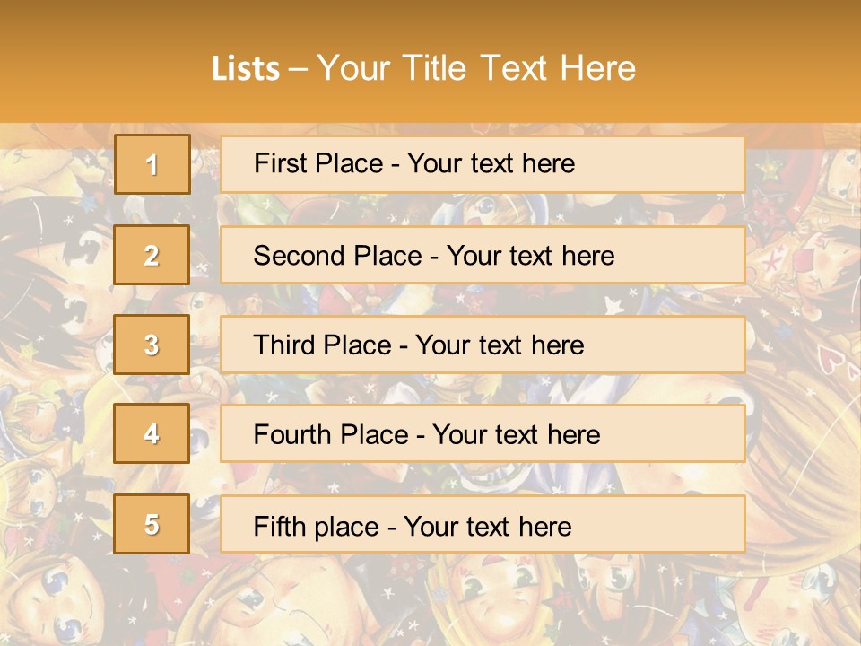 A Group Of Children In A Crowd Of People Powerpoint Template PowerPoint Template