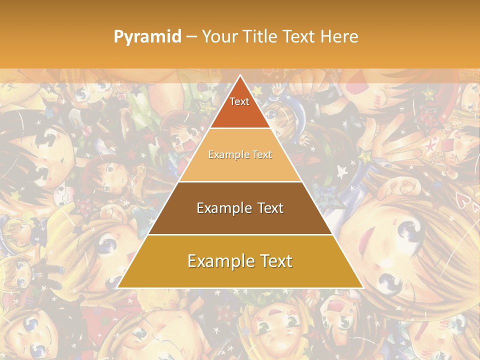 A Group Of Children In A Crowd Of People Powerpoint Template PowerPoint Template