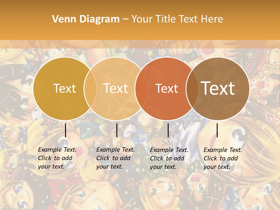 A Group Of Children In A Crowd Of People Powerpoint Template PowerPoint Template