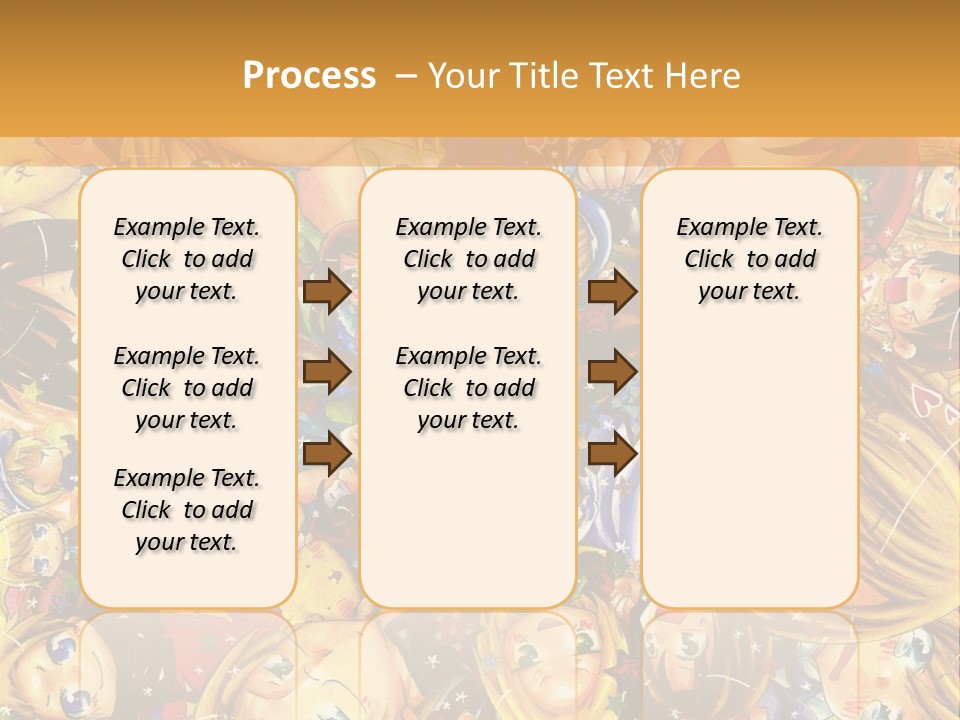 A Group Of Children In A Crowd Of People Powerpoint Template PowerPoint Template